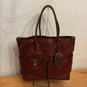 Dooney & Bourke Brown Leather Tote Bag